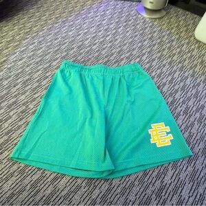 Eric Emanuel Teal Green Athletic Shorts worn XL